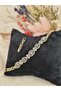 Women's Steel Bracelet with Shiny Zircon Stone Detail - 2