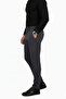 Smoked Slim Fit Elastic Waist Line Textured Stretch Fabric Men's Trousers – Stylish & Comfortable Design 2600700 - 2