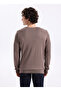 Round Neck Regular Fit Dark Mink Men's Sweater 261 Lcm 241018 Duane K.Vizon - 5