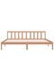 Bed Frame without Mattress Honey Brown Solid Wood Super King Size - 2