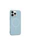 Apple iPhone 16 Pro Compatible Case Vivid M-Safe Silicone Case Blue - 3