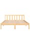810092 Bed Frame without Mattress Solid Wood 160x200 cm - 2