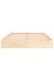 Bed Frame without Mattress Solid Wood 120x200 cm - 4