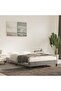 Bed Frame without Mattress Light Grey 120x200 cm Velvet