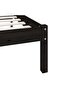 810086 Bed Frame without Mattress Black Solid Wood 140x200 cm - 7