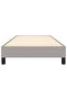 Box Spring Bed Frame Light Grey 90x200 cm Fabric - 4