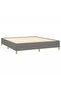 Bed Frame without Mattress Dark Grey 180x200 cm Super King Fabric - 2