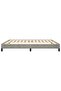 Bed Frame without Mattress Light Grey 160x200 cm Velvet - 5