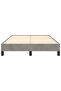 Bed Frame without Mattress Light Grey 120x200 cm Velvet - 4