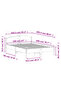 Bed Frame without Mattress White 160x200 cm Solid Wood Pine - 3