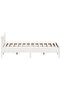 Bed Frame without Mattress White 120x200 cm Solid Wood Pine - 4