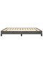 Bed Frame without Mattress Dark Grey 180x200 cm Super King Velvet - 5