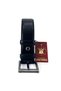 Saraç 1108 24K 3.5cm Men's Large Size Belt Black