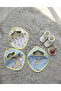 3-Piece Baby Bib Set with Cute Animal Figures - Soft Textured Teething Bib