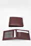 Genuine Leather Women's and Men's Burgundy Wallets and Card Holder Variations - 2