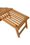 Outdoor Deck Chair with Footrest and Table Solid Wood Acacia - 8