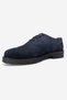Avra Navy Blue Suede Genuine Leather Women's Oxford Shoes - 4