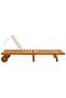 Sun Lounger Solid Acacia Wood - 5