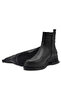 Leather Women's Casual Boots Black 2452706K - 5