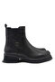 Leather Women's Casual Boots Black 2452706K - 2