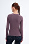 Crew Neck Basic Blouse B1496-Dk2 - 6