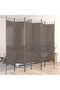 6-Panel Room Divider Anthracite 240x220 cm Fabric