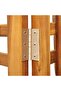 3-Panel Room Divider 121.5x2x180 cm Solid Wood Acacia - 7
