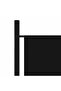 4-Panel Room Divider Black 200x180 cm - 5