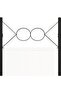 6-Panel Room Divider White 240x180 cm - 5