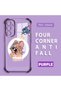 Samsung Galaxy A34 5g Compatible Transparent Silicone Flutter Protective Case Tom and Jerry