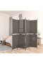 5-Panel Room Divider Anthracite 250x200 cm Fabric