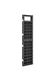 4-Panel Room Divider/Trellis Solid Fir Wood Black 161x180 cm - 4