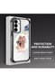 Samsung Galaxy A56 Compatible Transparent Silicone Flutter Protective Case Tom and Jerry - 3