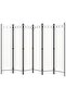 6-Panel Room Divider White 240x180 cm