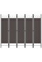 5-Panel Room Divider Anthracite 200x180 cm