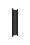 6-Panel Room Divider Black 300x220 cm Fabric - 5