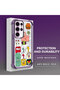 Samsung Galaxy S23 Ultra Compatible Transparent Silicone Flutter Protective Case Spongebob - 3
