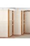5-Panel Room Divider Cream White 350x180 cm