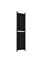 5-Panel Room Divider Black 250x200 cm Fabric - 5