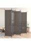 5-Panel Room Divider Anthracite 250x200 cm Fabric