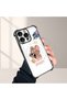 حافظة واقية من السيليكون الشفاف المتوافقة مع هاتف iPhone 15 Pro من توم وجيري - 5