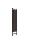 6-Panel Room Divider Brown 240x200 cm Fabric - 5