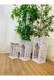 wooden lantern set - 5