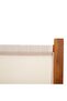 5-Panel Room Divider Cream White 350x180 cm - 5