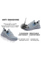 Safety Shoes Steel Toe Lightweight Work Sneakers for Men and Women Breathable Footwear - 7