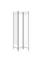 3-Panel Room Divider White 120x220 cm Fabric - 2