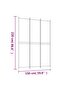 3-Panel Room Divider Anthracite 150x220 cm Fabric - 3