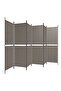 6-Panel Room Divider Anthracite 300x200 cm Fabric - 2