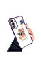 Samsung Galaxy A54 Compatible Transparent Silicone Flutter Protective Case Tom and Jerry - 2