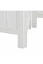 Room Divider 4 Panels White Solid Wood Paulownia - 6